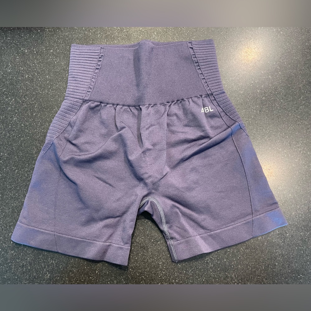 AYBL balance V2 seamless shorts in navy blue